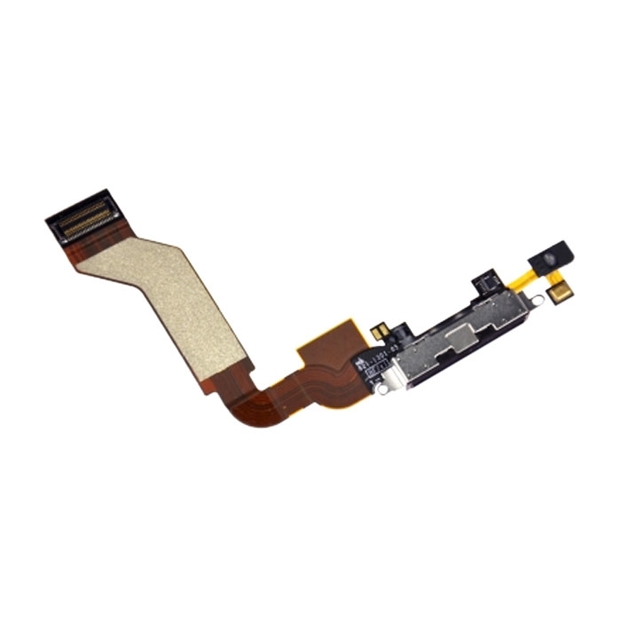 Καλωδιοταινία Φόρτισης / Charging Board για iPhone 4 - Χρώμα: Μαύρο