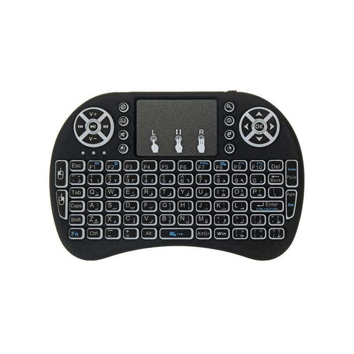 Ασύρματο Πληκτρολόγιο Bluetooth Πολυμέσων με Touchpad Multimedia Mini Keyboard