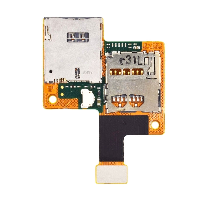 Καλωδιοταινία Υποδοχής Κάρτας Sim Flex για HTC Desire 601