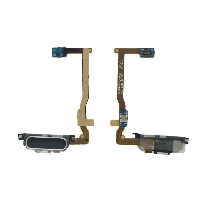 Καλωδιοταινία Κεντρικού Κουμπιού / Home Button Flex για Samsung Galaxy Alpha G850F - Χρώμα: Μαύρο