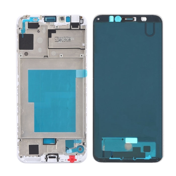 Μπροστινό Πλαίσιο Οθόνης LCD Front Frame για Huawei Y6 2018- Χρώμα: Λευκό
