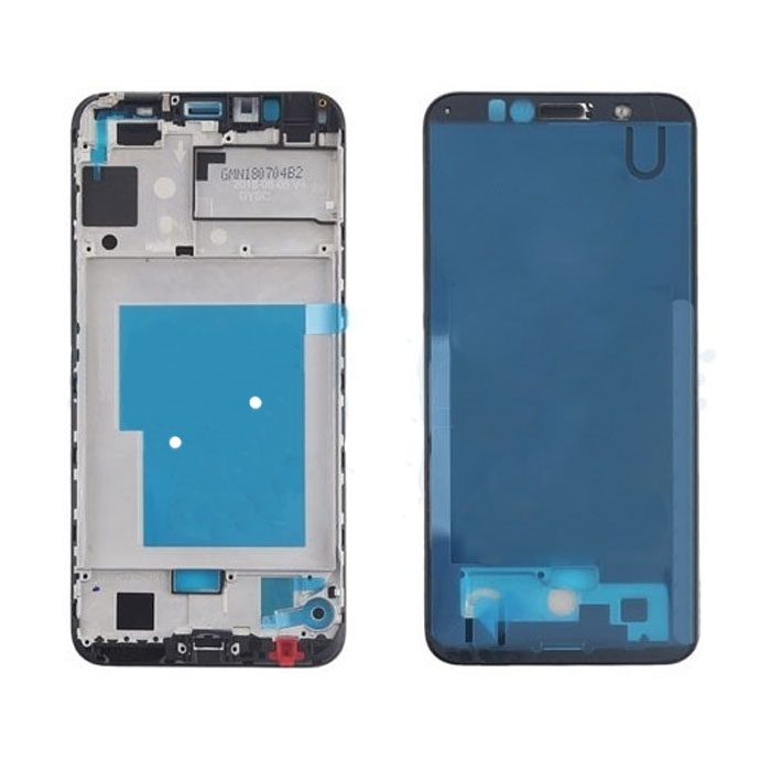 Μπροστινό Πλαίσιο Οθόνης LCD Front Frame για Huawei Y6 2018- Χρώμα: Μαύρο