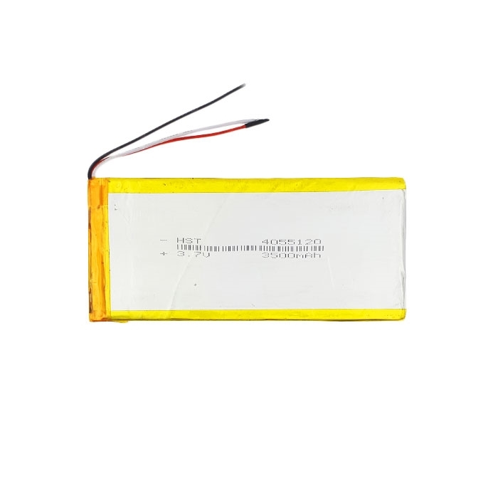 Μπαταρία Universal 9x8 cm με 2 Καλώδια - 3500 mAh