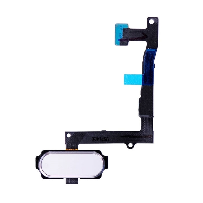 Καλωδιοταινία Κεντρικού Κουμπιού / Home Button Flex για Samsung Galaxy S6 Edge Plus G928 - Χρώμα: Λευκό