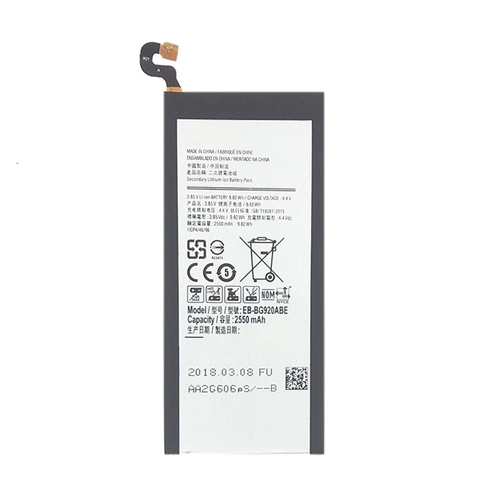 Μπαταρία Συμβατή με Samsung G920F Galaxy S6 (EB-BG920ABE) - 2550 mAh