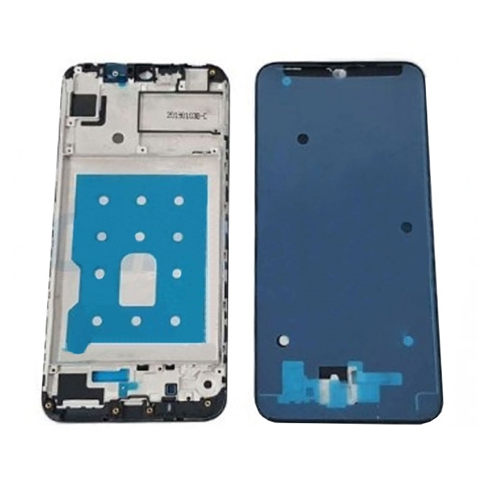 Μπροστινό Πλαίσιο Οθόνης LCD Front Frame για Huawei Y7 2019 - Χρώμα: Μαύρο
