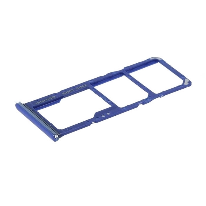 Υποδοχή Κάρτας Dual SIM και SD (SIM Tray) για Samsung Galaxy A20 A205G /A30 A305F /A50 A505F - Χρώμα: Μπλε