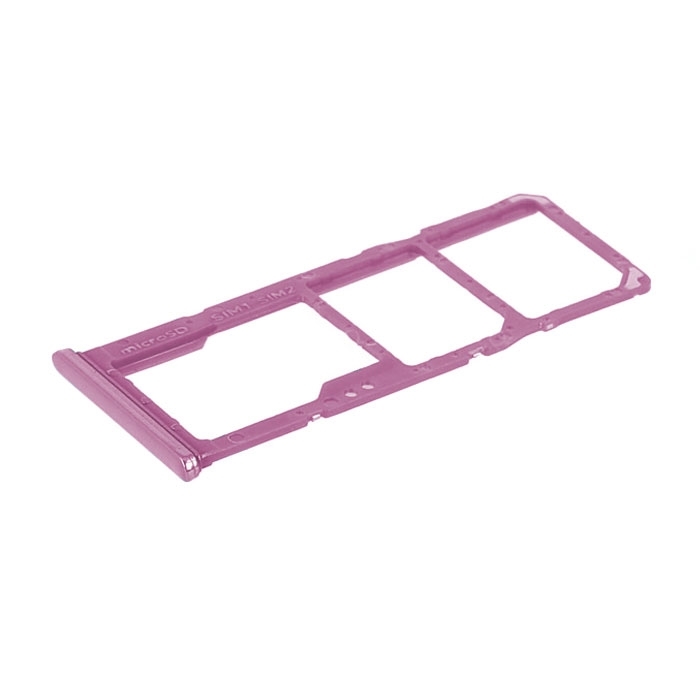 Υποδοχή Κάρτας Dual SIM και SD (SIM Tray) για Samsung Galaxy A20 A205G /A30 A305F /A50 A505F - Χρώμα: Ροζ
