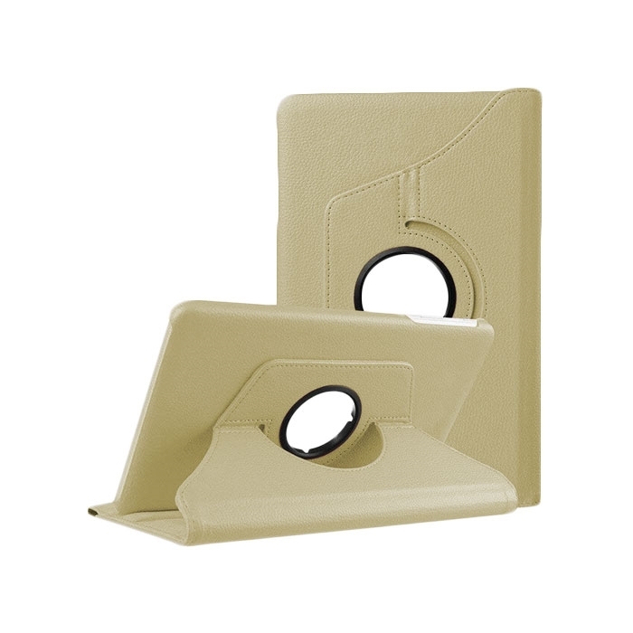Θήκη Rotating 360 Stand with Pencil Case για Samsung T590/T595 Galaxy Tab A 10.5 - Χρώμα: Χρυσό