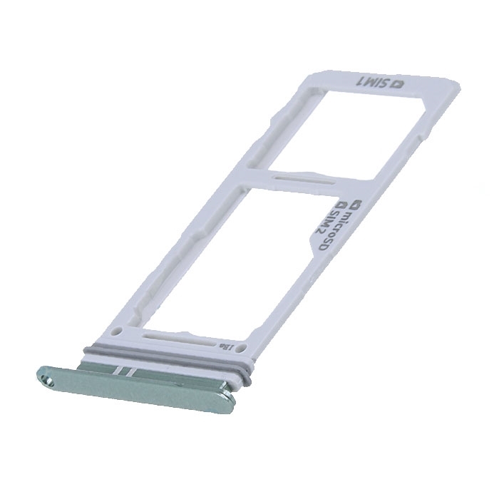 Υποδοχή Κάρτας Dual SIM και SD (SIM Tray) για Samsung Galaxy S10 SM-G973F / S10 Plus SM-G975 - Χρώμα: Πράσινο