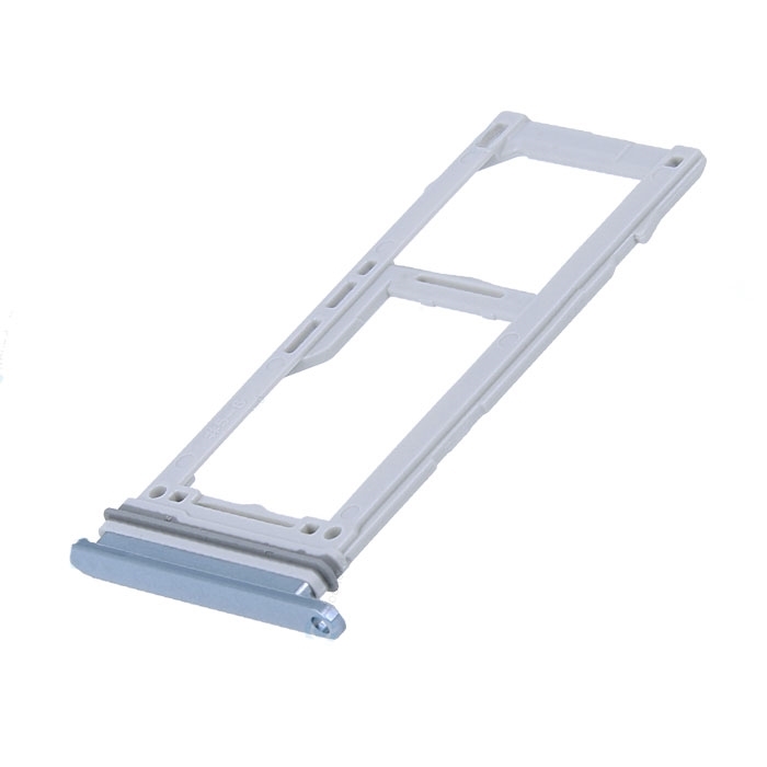 Υποδοχή Κάρτας Dual SIM και SD (SIM Tray) για Samsung Galaxy S10 SM-G973F / S10 Plus SM-G975 - Χρώμα: Μπλε