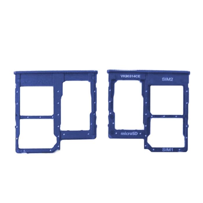 Υποδοχή Κάρτας Dual SIM και SD (SIM Tray) για Samsung Galaxy A40 A405F - Χρώμα: Μπλε