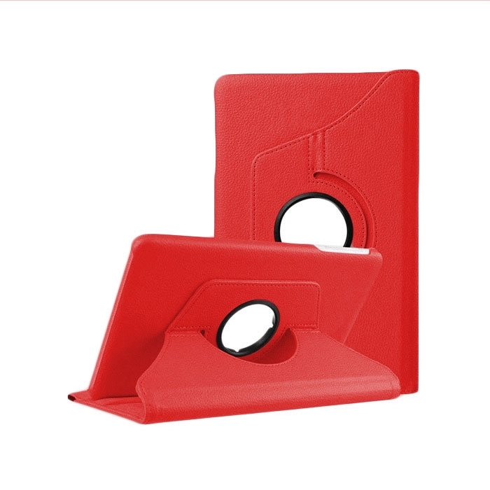 Θήκη Rotating 360 Stand with Pencil Case για Samsung Tab 3 7.0 T210/P3210 - Χρώμα: Κόκκινο