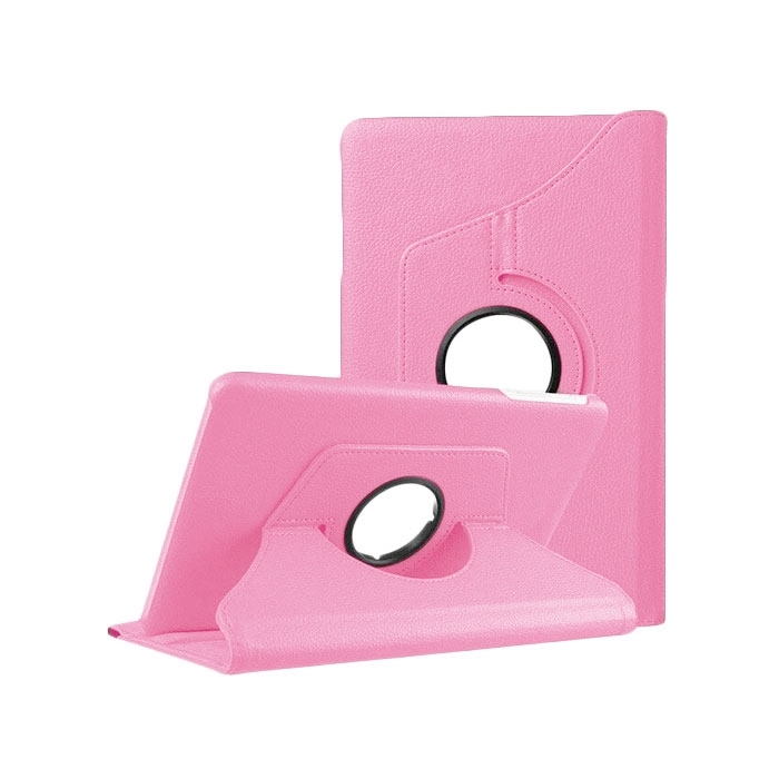 Θήκη Rotating 360 Stand with Pencil Case για Samsung T720/T725 Galaxy Tab S5e - Χρώμα: Ροζ