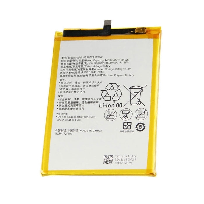 Μπαταρία Συμβατή με Huawei Honor Note 8 (HB3872A5ECW) - 4500 mAh