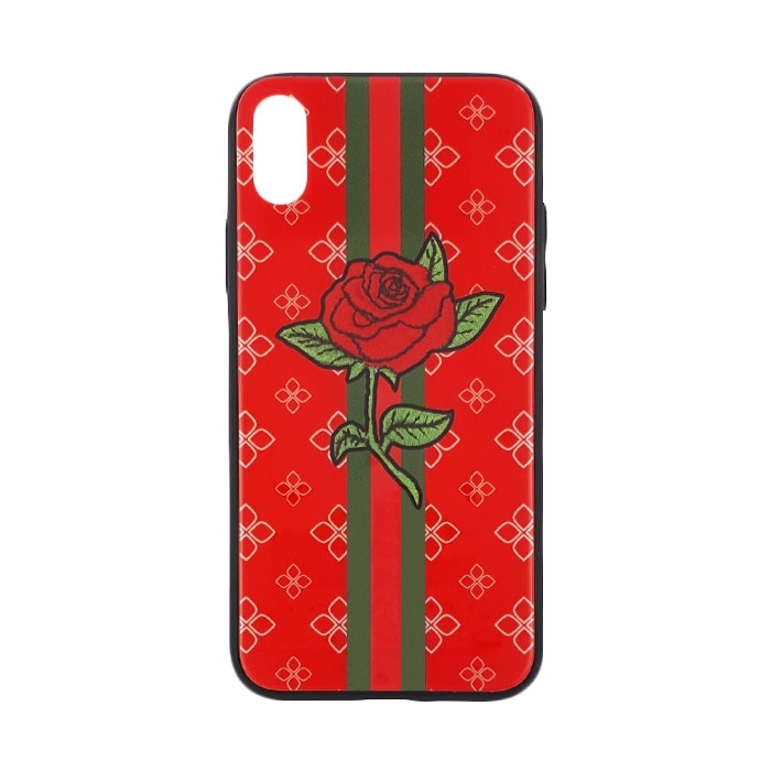 Θήκη Πλάτης Anti-Shock Flower Fashion για Apple iPhone X/XS