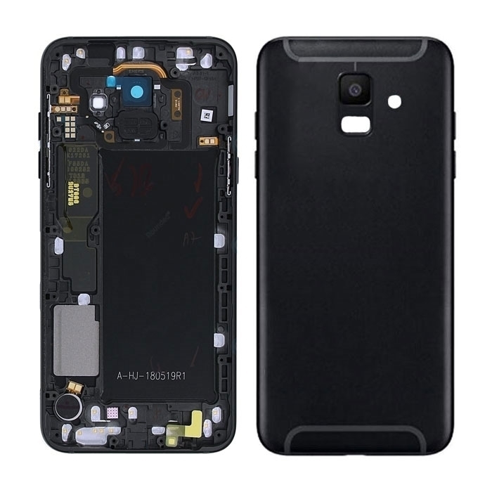 Πίσω Καπάκι για Samsung Galaxy A6 2018 A600F - Χρώμα: Μαύρο