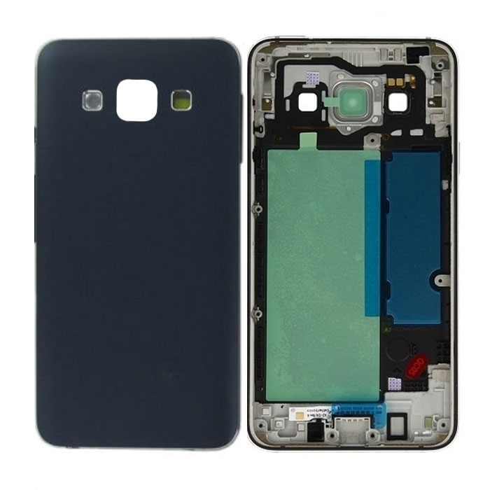 Πίσω Καπάκι για Samsung Galaxy A3 2015 A300F - Χρώμα: Μαύρο