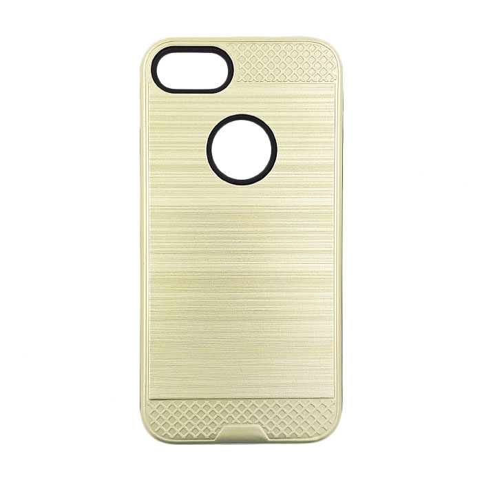 Θήκη Πλάτης Tough Brushed Cover για Apple iPhone 7/8 - Χρώμα: Χρυσό