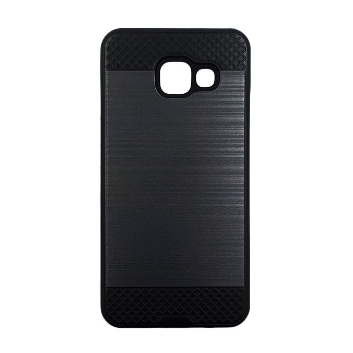 Θήκη Πλάτης Tough Brushed Cover για Samsung A310F Galaxy A3 2016 - Χρώμα: Μαύρο