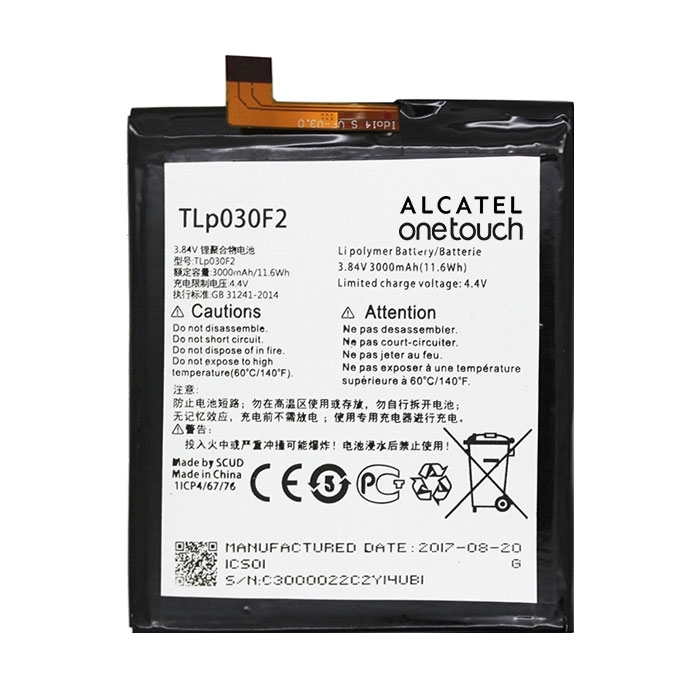 Μπαταρία Alcatel TLp030F1/2 για Alcatel Idol 4s - 3000 mAh