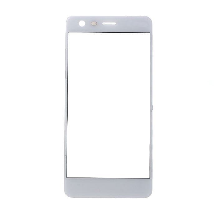 Τζαμάκι Οθόνης Lens για Nokia 2 - Χρώμα: Λευκό