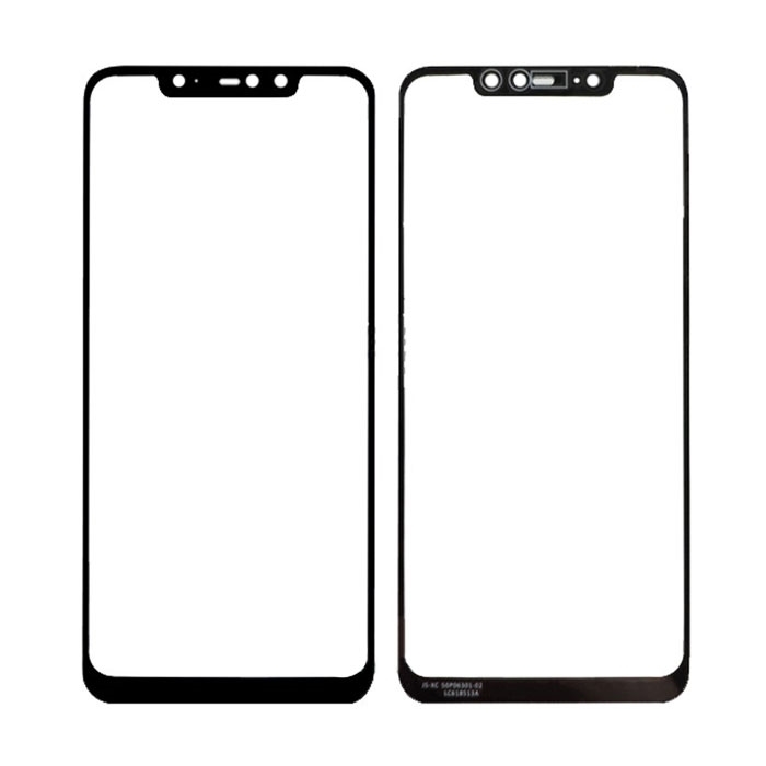 Τζαμάκι οθόνης Lens για Xiaomi Redmi Note 6 Pro - Χρώμα: Μαύρο