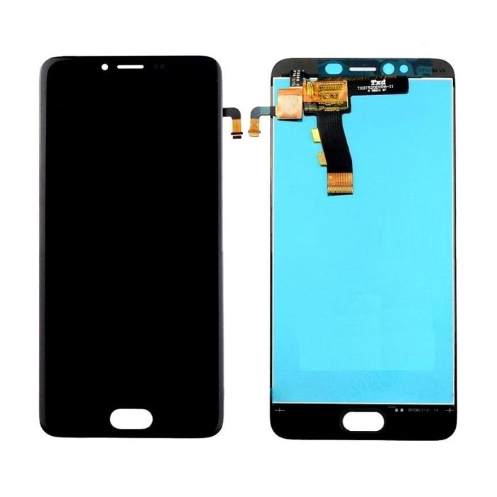 Οθόνη LCD με Μηχανισμό Αφής για Meizu M5 - Χρώμα: Μαύρο