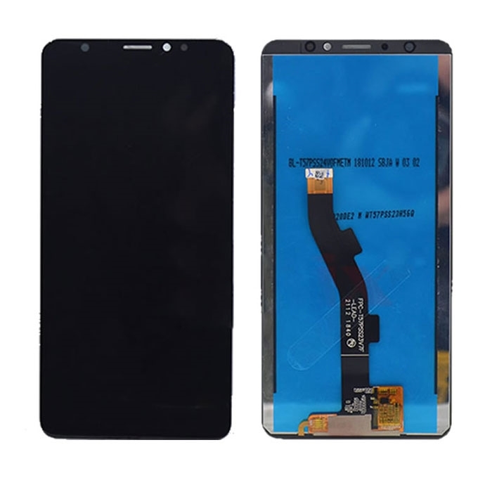 OEM Οθόνη LCD με Μηχανισμό Αφής για Meizu M8 - Χρώμα: Μαύρο