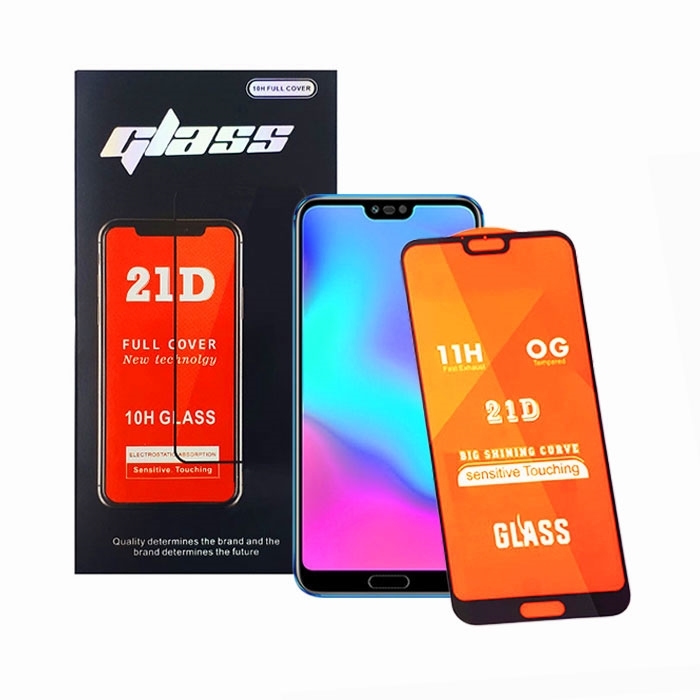 Προστασία Οθόνης 21D Full Face Tempered Glass για Xiaomi Mi Play - Χρώμα: Μαύρο