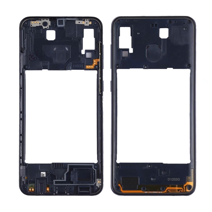 Μεσαίο Πλαίσιο Middle Frame για Samsung Galaxy A20 2019 A205F - Χρώμα: Μαύρο
