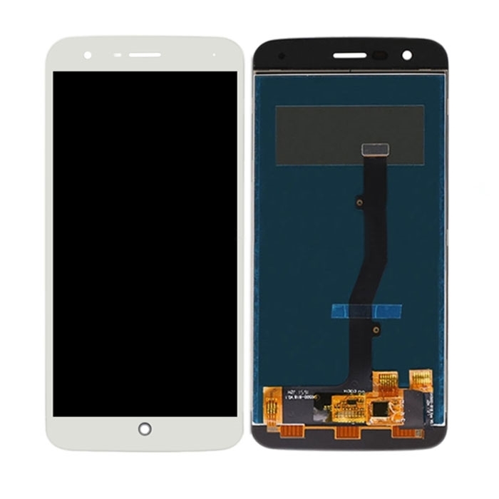 OEM Οθόνη LCD με Μηχανισμό Αφής για ZTE Blade V8 Lite - Χρώμα: Λευκό