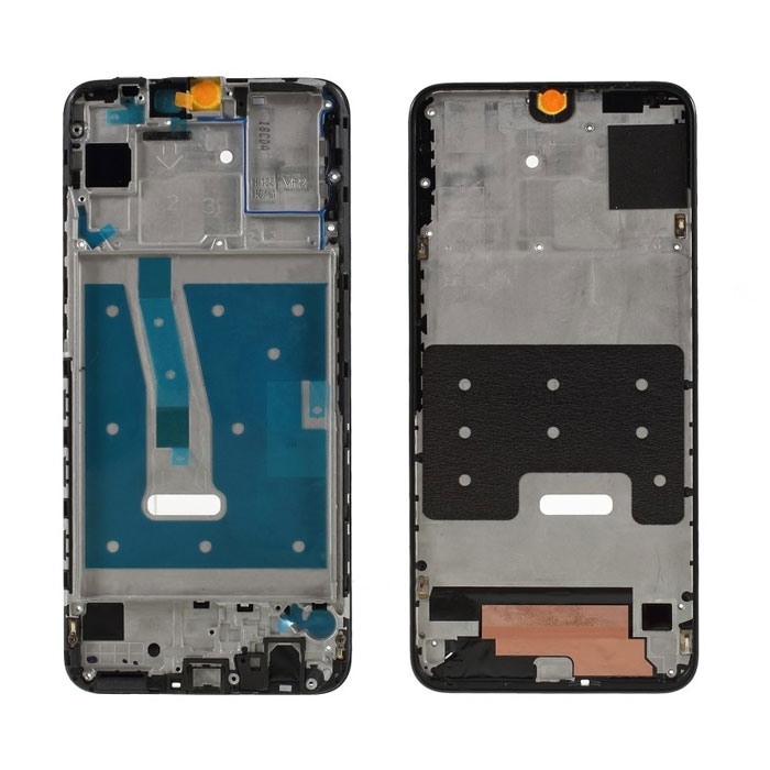 Μπροστινό Πλαίσιο Οθόνης LCD Front Frame για Huawei P Smart 2019 - Χρώμα: Μαύρο
