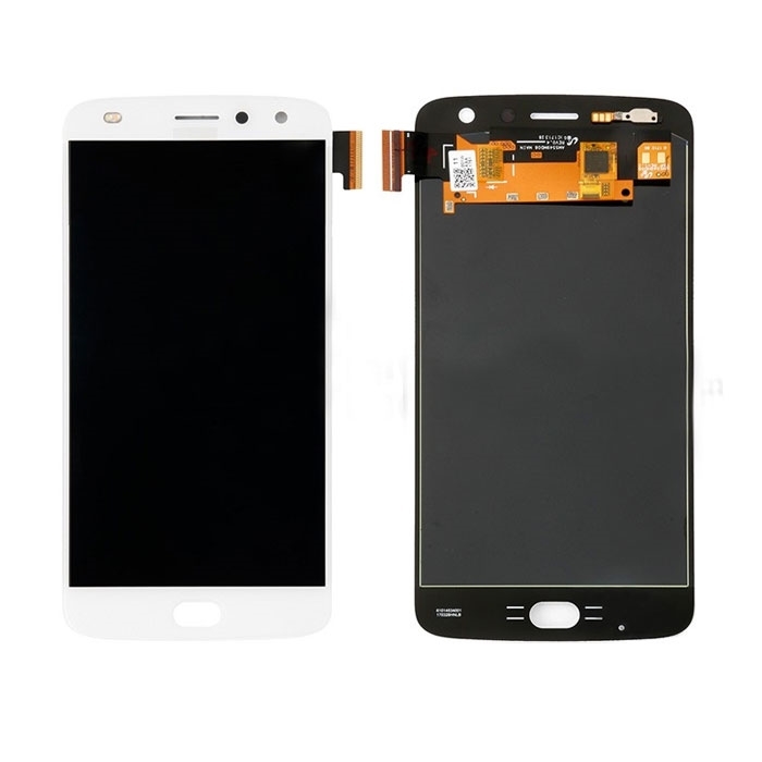 OEM Οθόνη LCD με Μηχανισμό Αφής για Motorola Moto Z2 Play XT1710 - Χρώμα: Λευκό