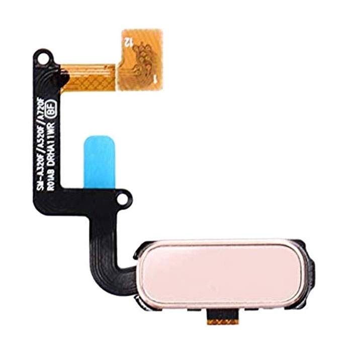 Καλωδιοταινία Κεντρικού Κουμπιού / Home Button Flex για Samsung Galaxy A5 2017 A520F - Χρώμα: Ροζ
