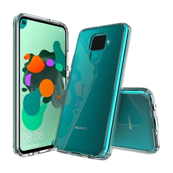 Θήκη Πλάτης Σιλικόνης για Huawei Mate 30 Lite - Χρώμα: Διάφανο