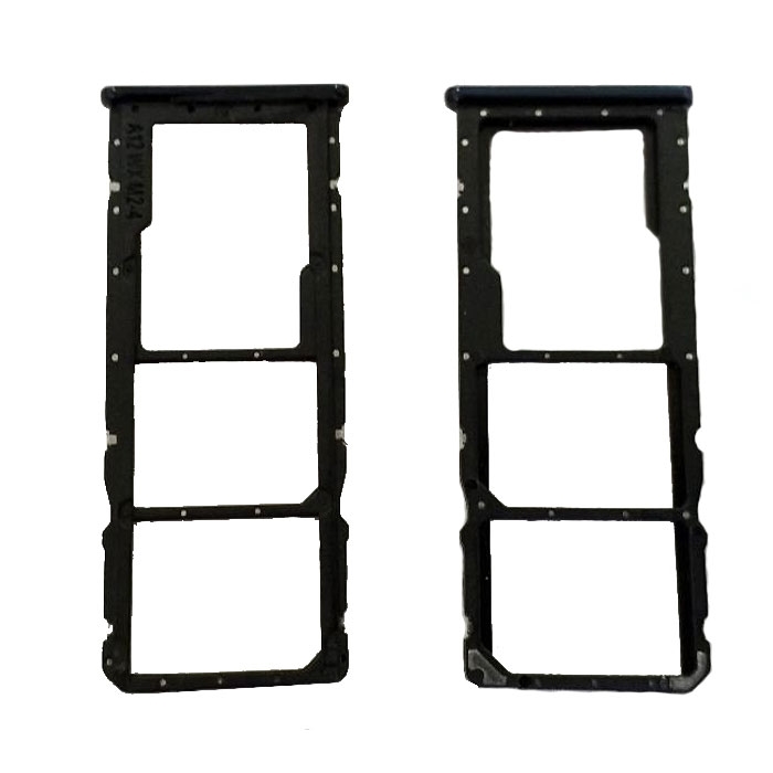 Υποδοχή Κάρτας Dual SIM και SD (SIM Tray) για Huawei Y9 2019 - Χρώμα: Μαύρο