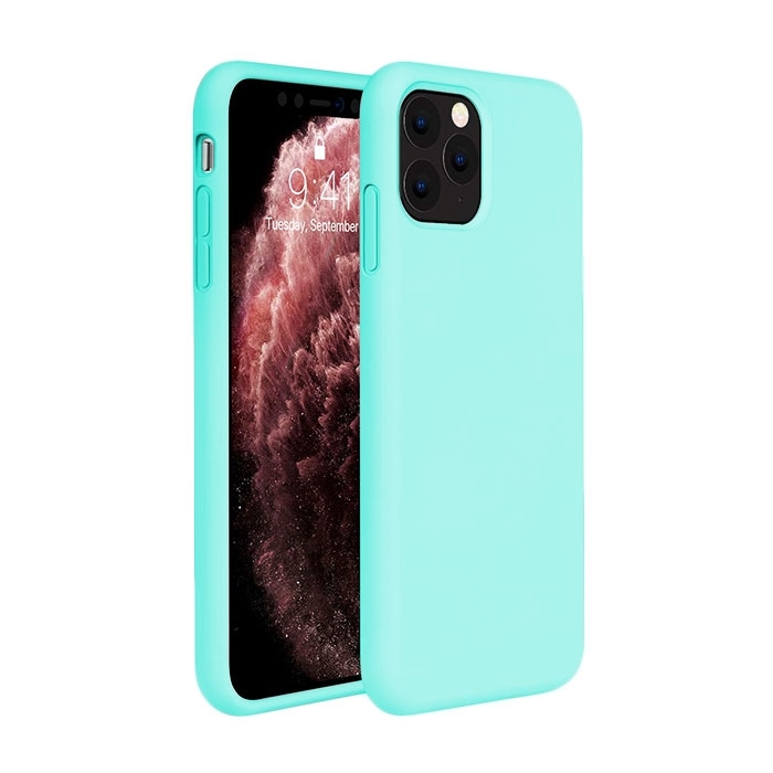 Θήκη Πλάτης Σιλικόνης για Apple iPhone 11 Pro Max - Χρώμα: Τιρκουάζ