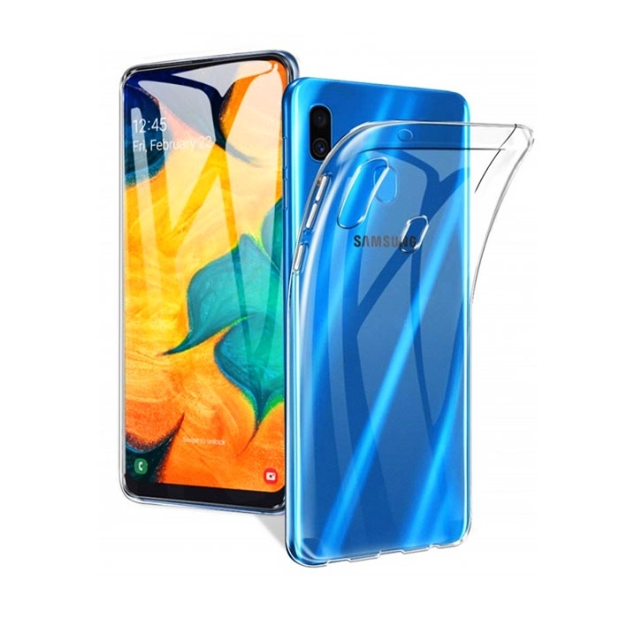 Θήκη Πλάτης Σιλικόνης για Samsung A202F Galaxy A20e - Χρώμα: Διάφανο