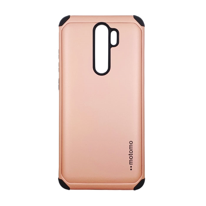 Θήκη Motomo Tough Armor για Xiaomi Redmi Note 8 Pro - Χρώμα: Χρυσό Ροζ