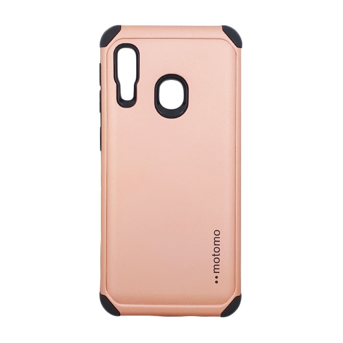 Θήκη Motomo Tough Armor για Samsung A202F Galaxy A20e - Χρώμα: Χρυσό Ροζ