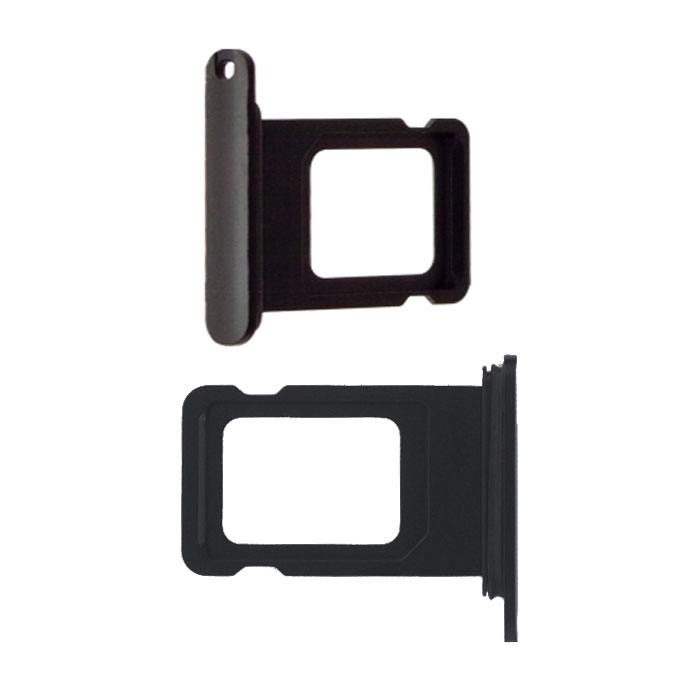 Υποδοχή Κάρτας Single SIM Tray για Apple iPhone XR - Χρώμα: Μαύρο