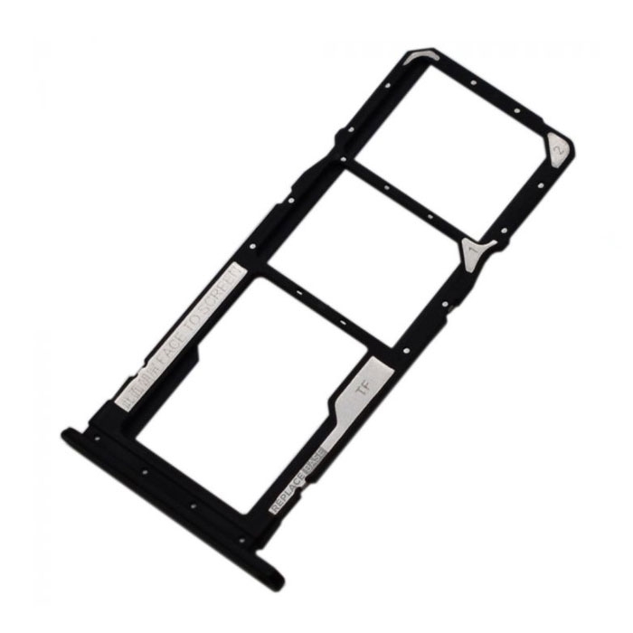 Υποδοχή κάρτας Dual SIM και SD Tray για Xiaomi Redmi 7 / 7A - Χρώμα: Μαύρο