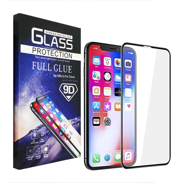 Προστασία Οθόνης Full Glue Tempered Glass 9D για Xiaomi Mi Play - Χρώμα: Μαύρο