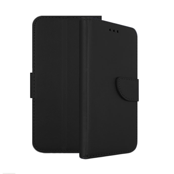 Θήκη Βιβλίο Stand Leather Wallet with Clip για Huawei Mate 20 Lite - Χρώμα: Μαύρο