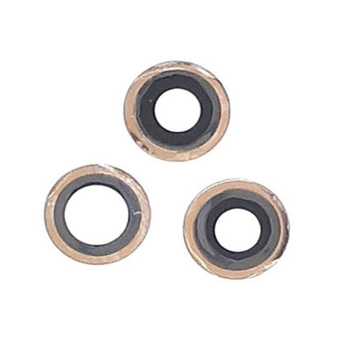 Σετ Τζαμάκι κάμερας (camera lens) με Πλαίσιο για Apple iPhone 11 Pro / 11 Pro Max- Χρώμα: Χρυσό