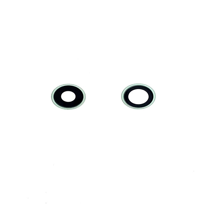 Σετ Τζαμάκι κάμερας (camera lens) με Πλαίσιο για Apple iPhone 11 - Χρώμα: Πράσινο