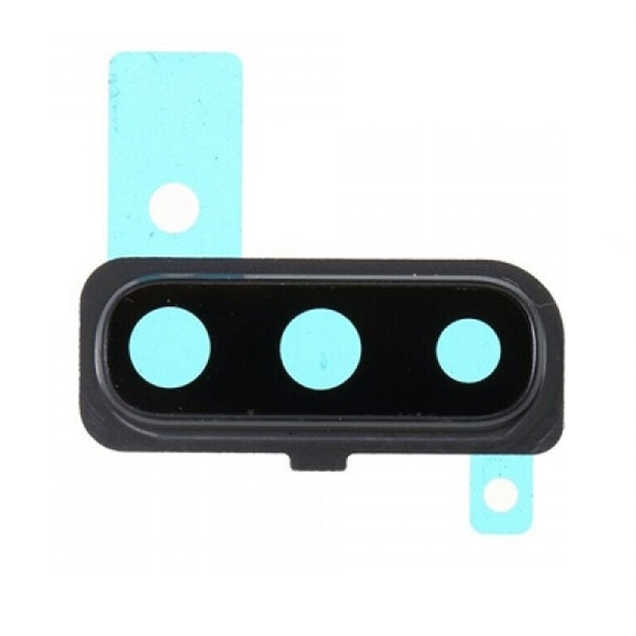 Τζαμάκι κάμερας (camera lens) με Πλαίσιο για Samsung Galaxy A50 A505F / A70 A705F - Χρώμα: Μαύρο