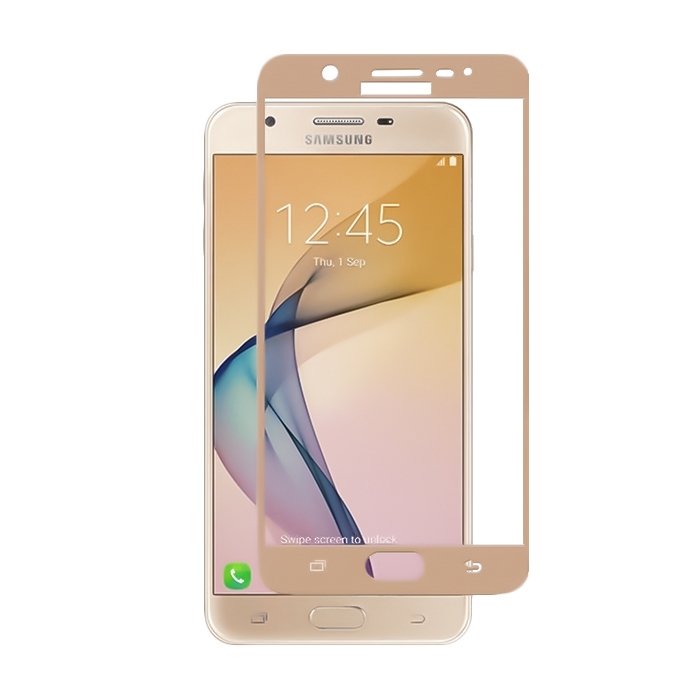 Προστασία Οθόνης Full Face Tempered Glass 3D για Samsung Galaxy G570F J5 Prime - Χρώμα: Χρυσό