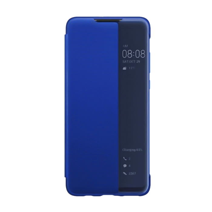 Θήκη Smart View Flip Cover για Samsung J415F Galaxy J4 Plus/J610F Galaxy J6 Plus - Χρώμα: Μπλε